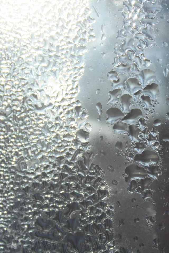 вода, туман, стекло