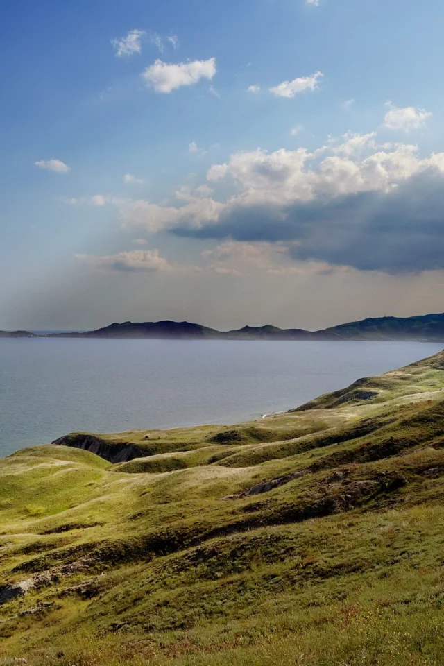пейзаж, море, небо