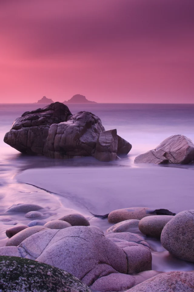 камни, ночь, природа, море