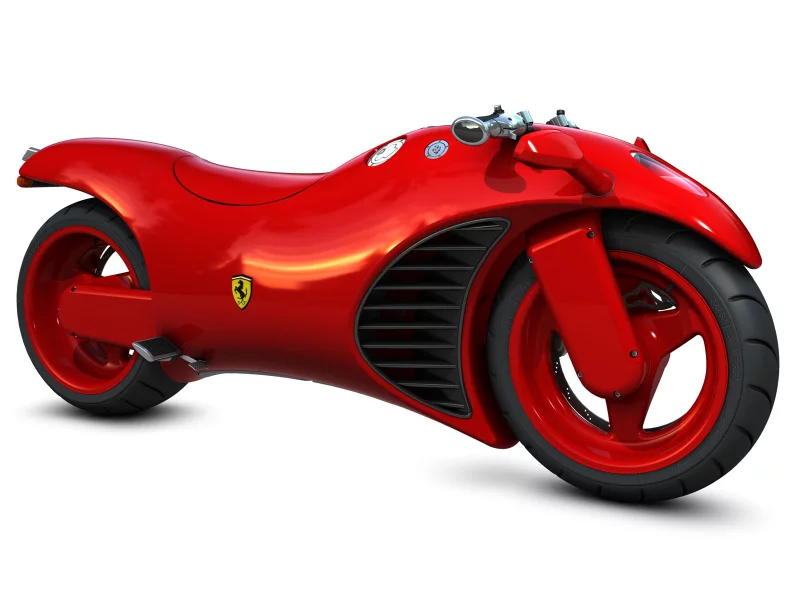 concept, bike, motorcycle, ferrari