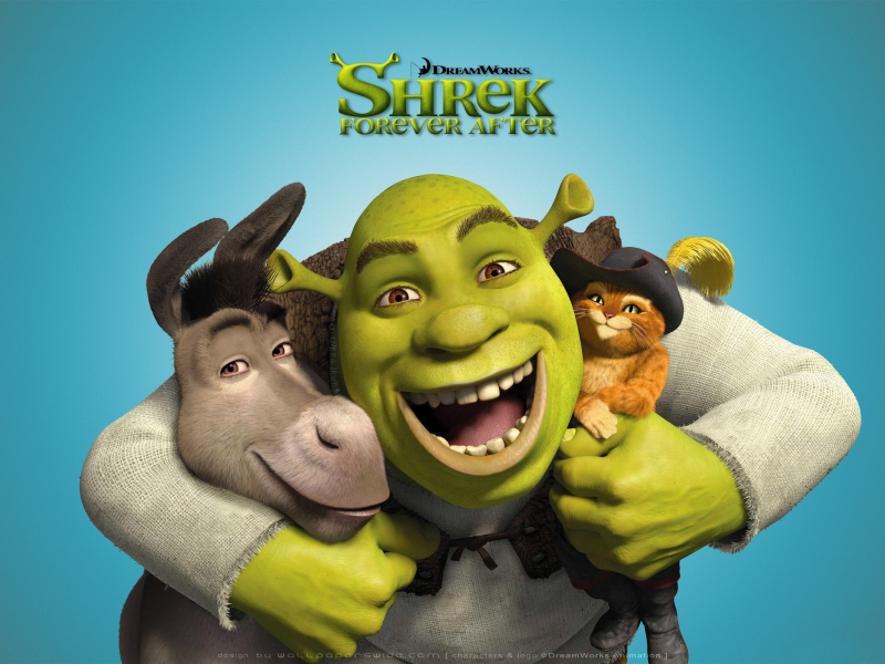 shrek forever, donkey, шрек