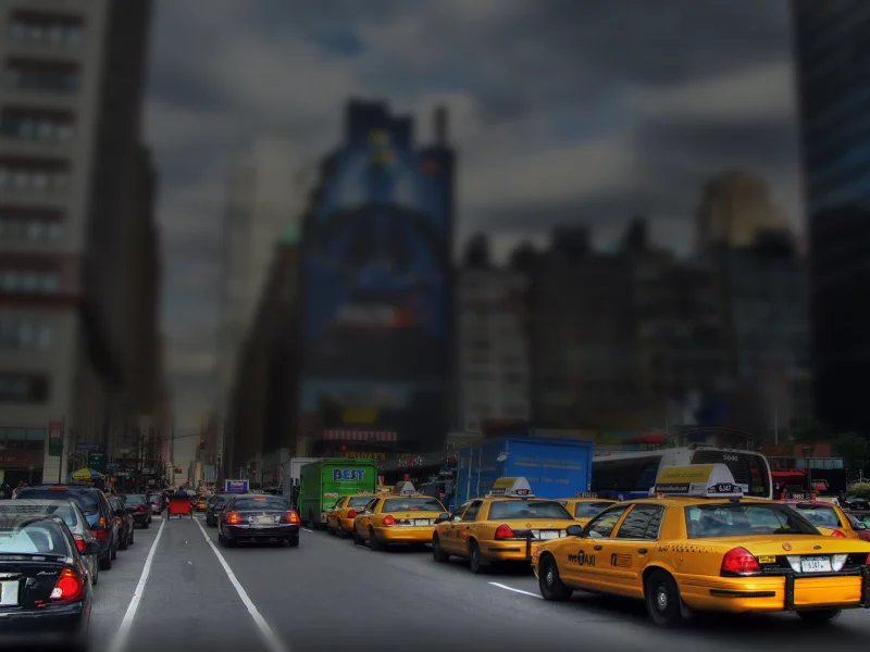 Tilt-Shift, Street, Manhattan