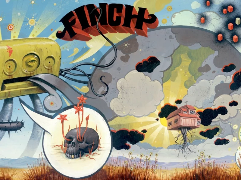 глаз, finch, череп, , домик