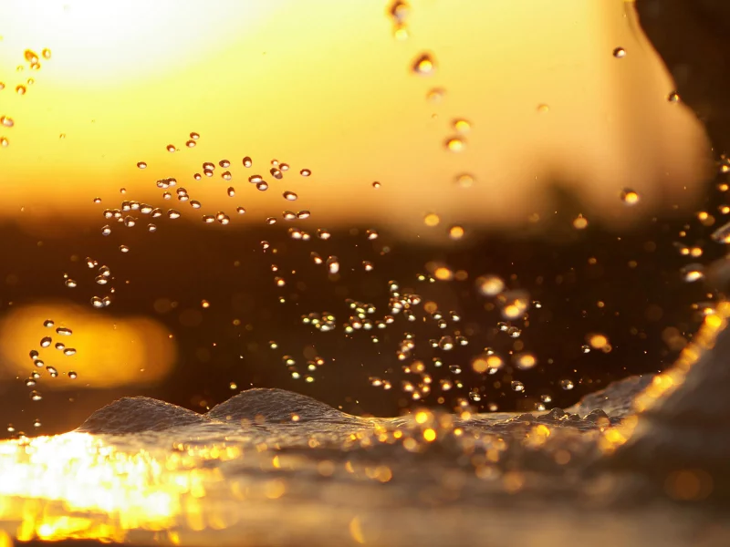 вода, макро, капли