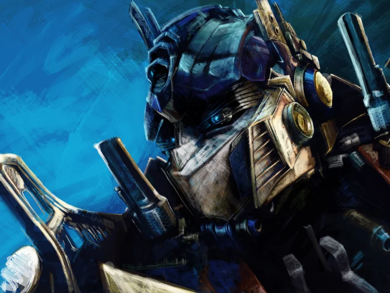 фантастика, transformers, трансформеры, art, Optimus Prime, рисунок