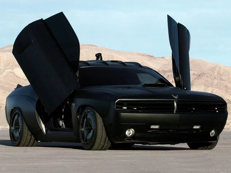 красивая, машина, авто, автомобили, varop, колеса, диски, машины, challenger, dodge, матовый