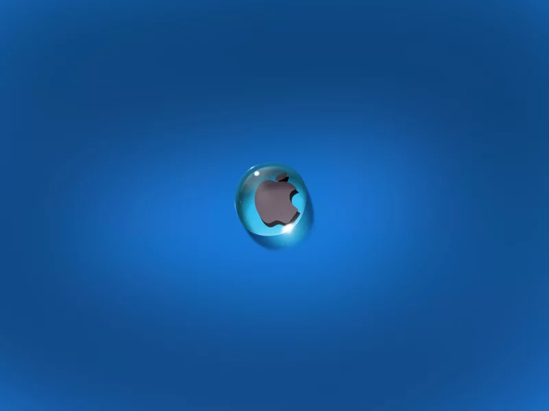 черный, иконка, значок, синий, blue, яблоко, apple