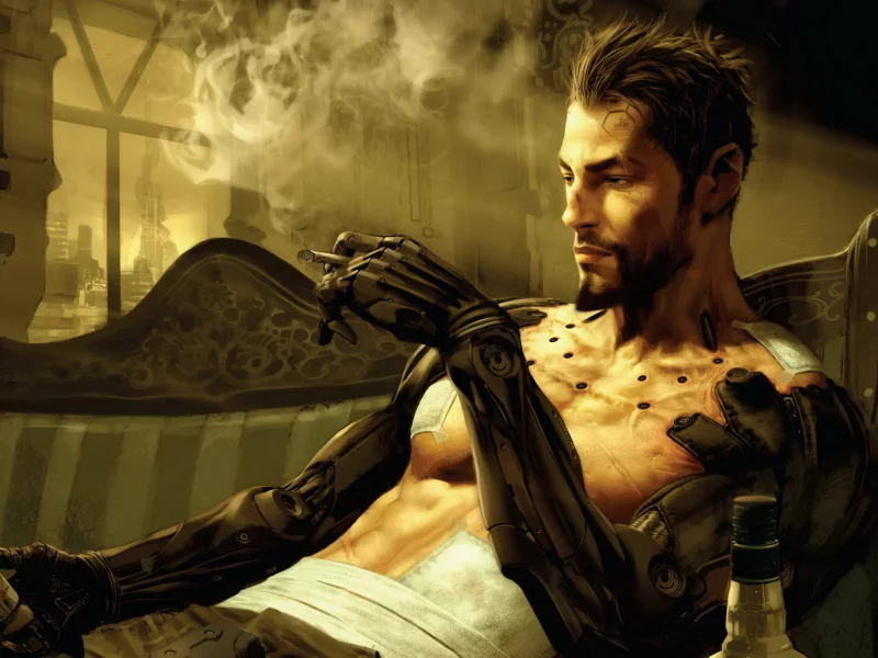 робот, deus ex, киборг