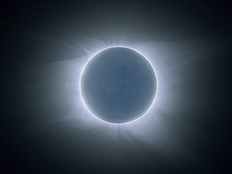 корона, луна, солнце, затмение