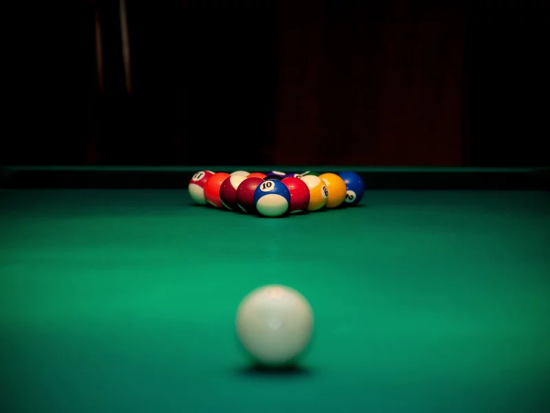 игра, стол, шары