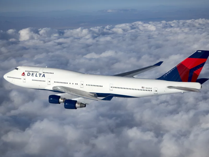 облака, 747, полёт, boeing
