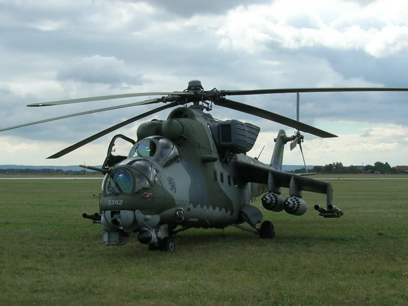 Ми-24, кабина, вертолёт