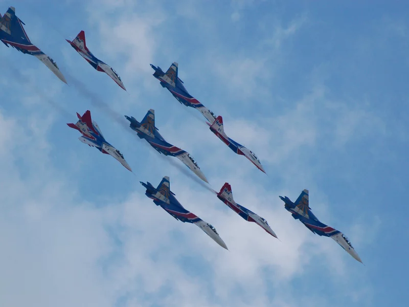 стрижи, Су-27, МиГ-29, Большая девятка, русские витязи