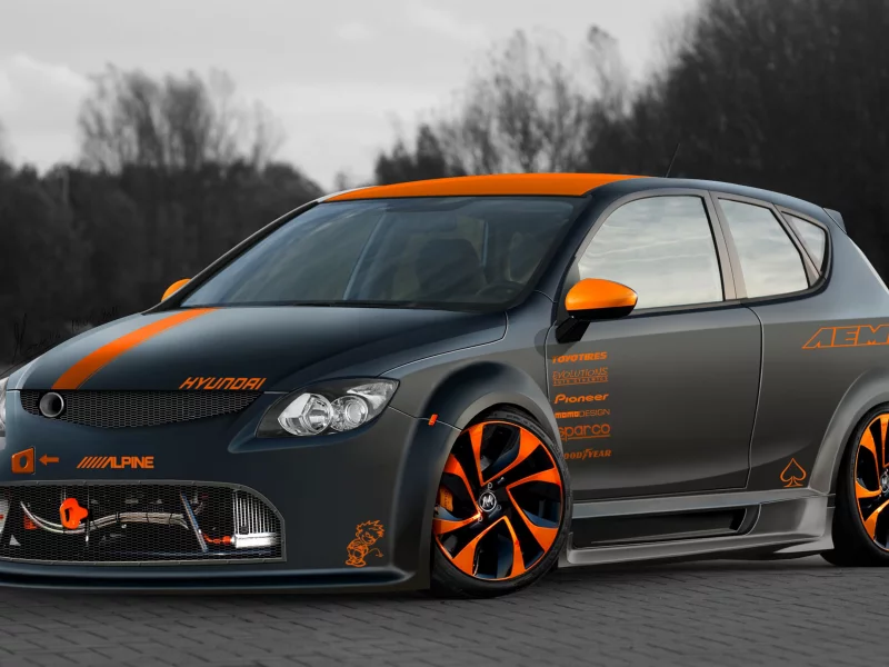 авто, hyundai, машины, тюнинг, фотошоп, i30, автомобили