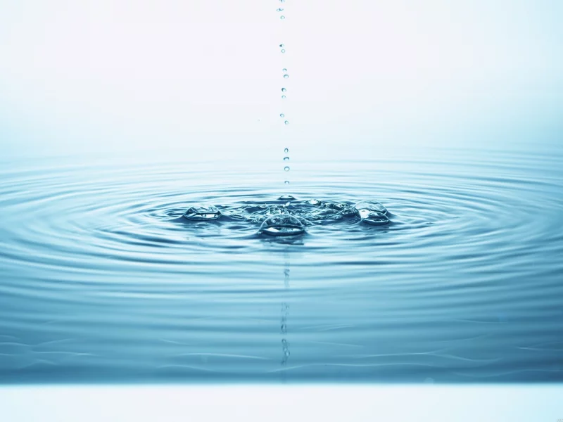 круги, капля, вода