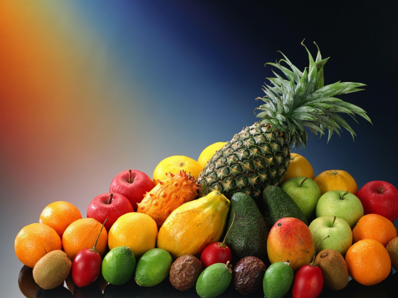 mix, fruit, colorful