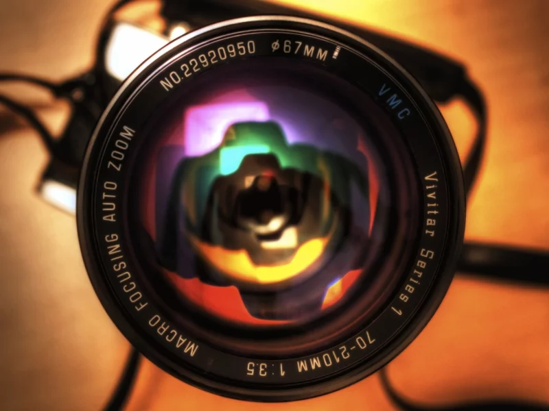 оптика, фотоаппарат, объектив, отражение, линзы