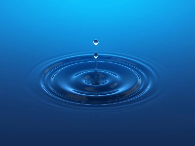 капля, вода