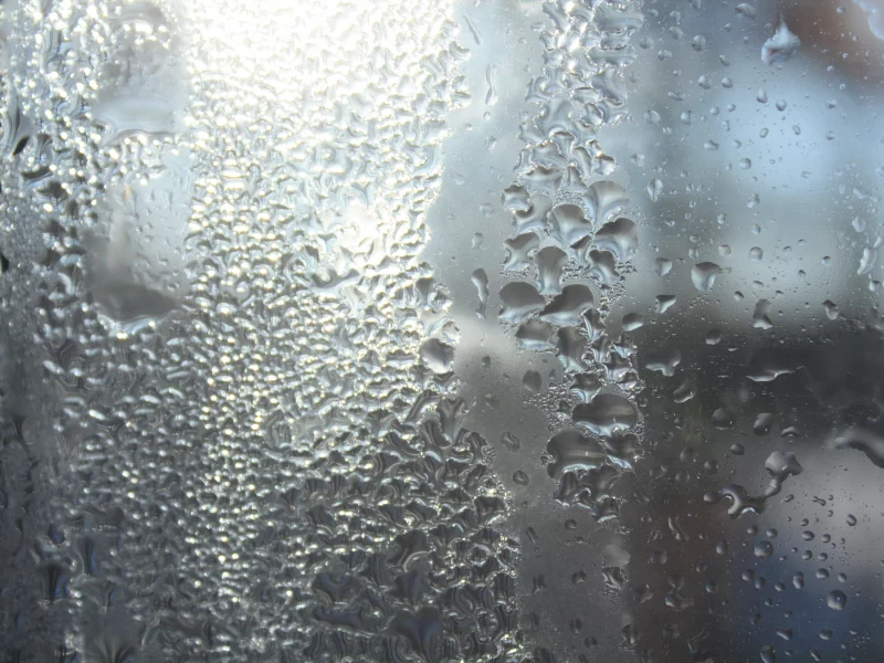 вода, туман, стекло