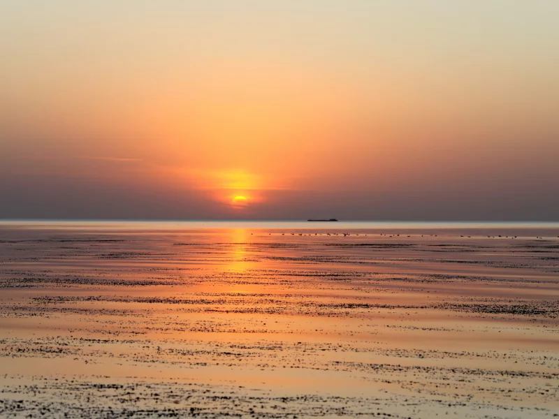пейзаж, природа, море, закат