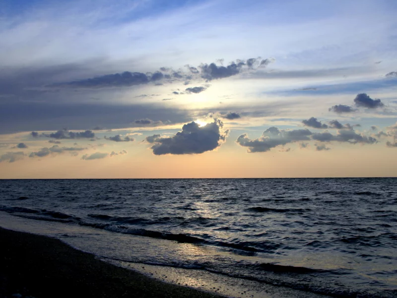 небо, море, пейзаж