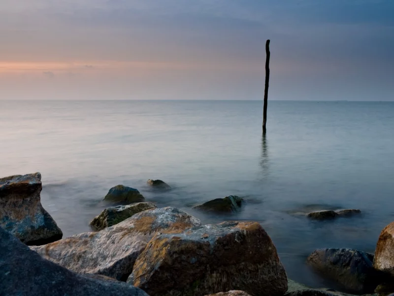 пейзаж, камни, море