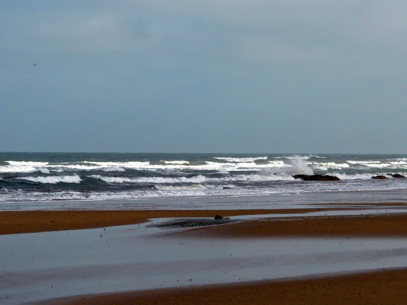 пляж, волны, пейзаж, море