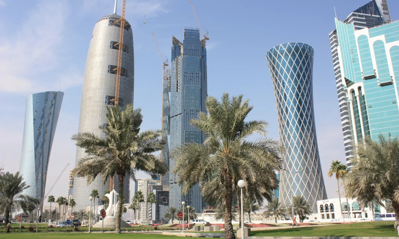 doha, qatar, buildings, city