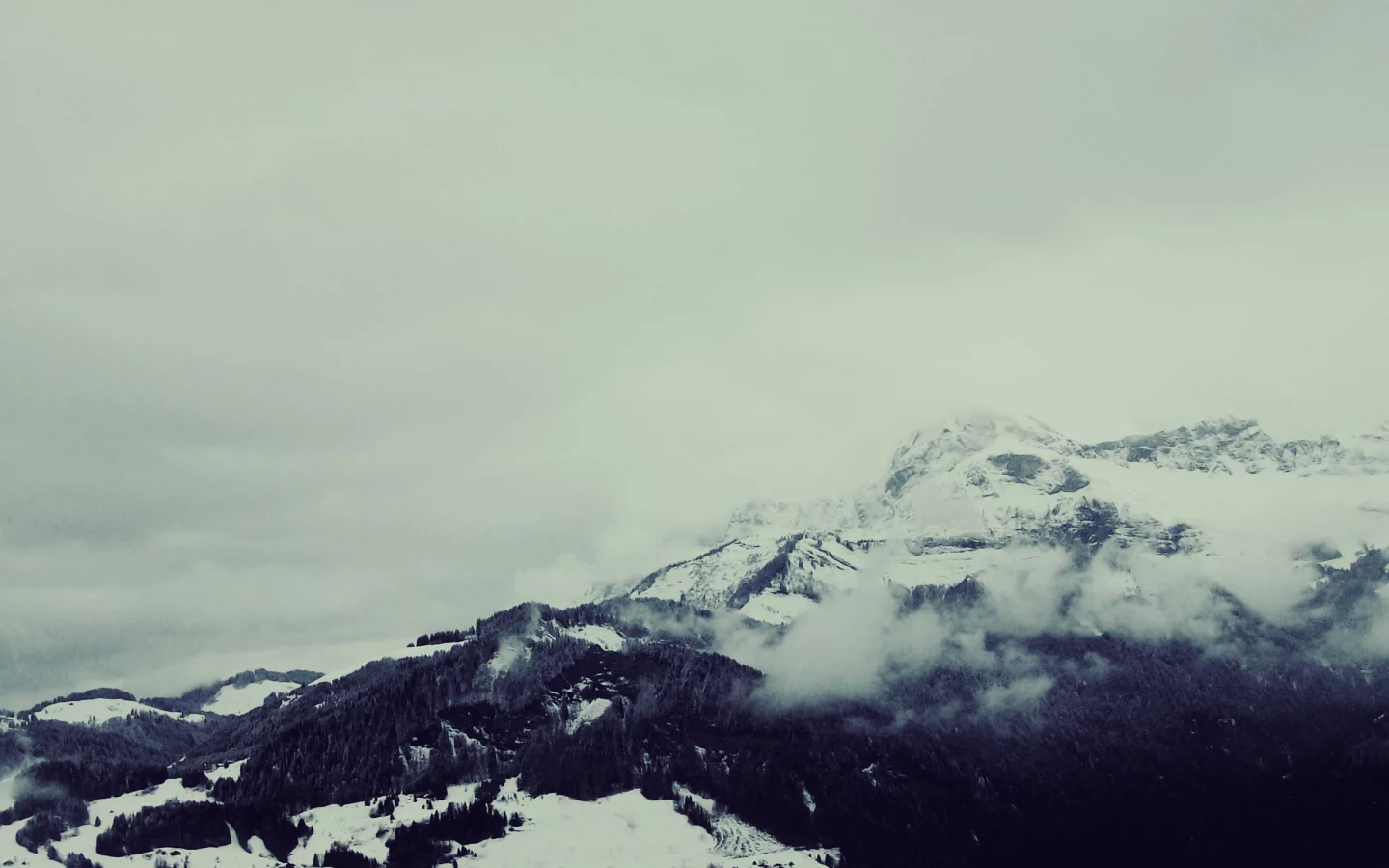 sky, Скалы, Mountains, облака, небо, горы