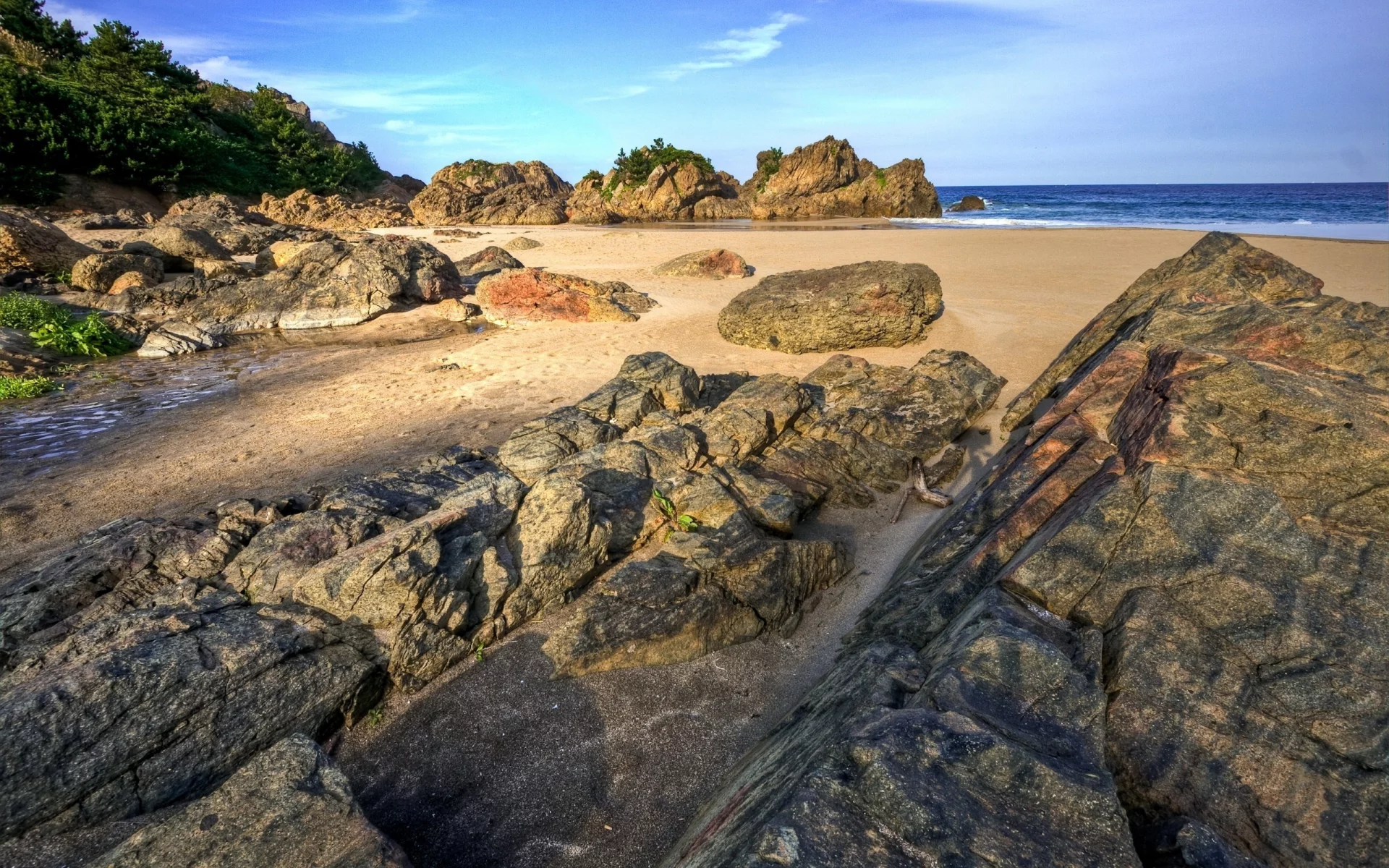 камни, море, берег