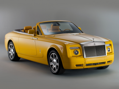 автомобили, желтый, машины, авто, rolls-royce, купе