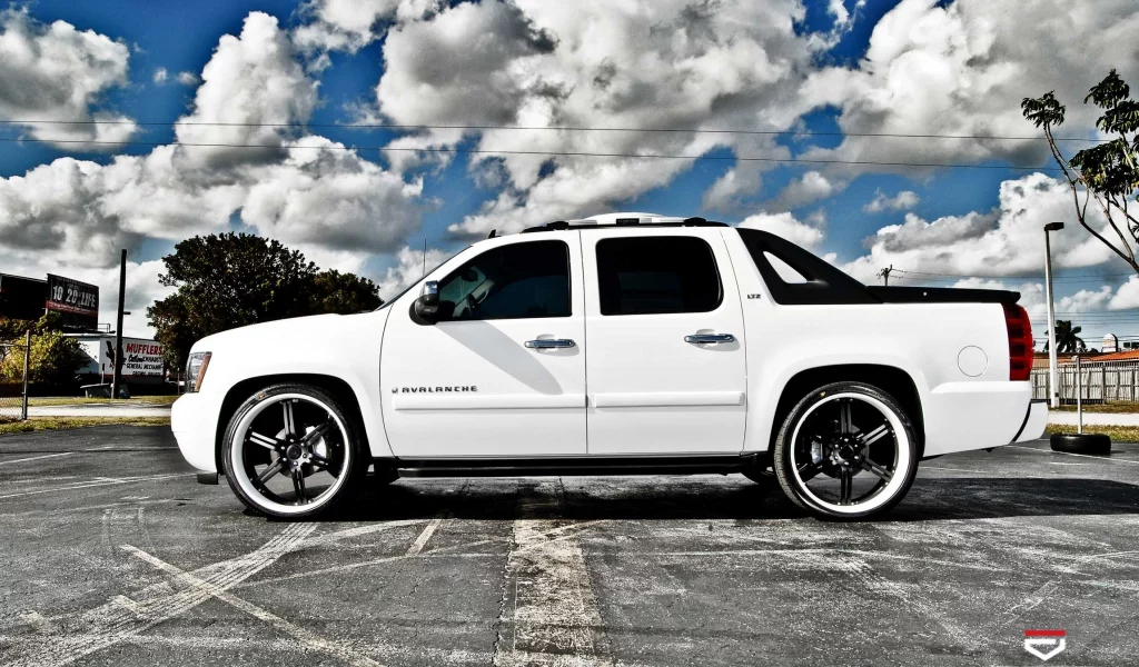 avalanche, chevrolet, диски, Белый