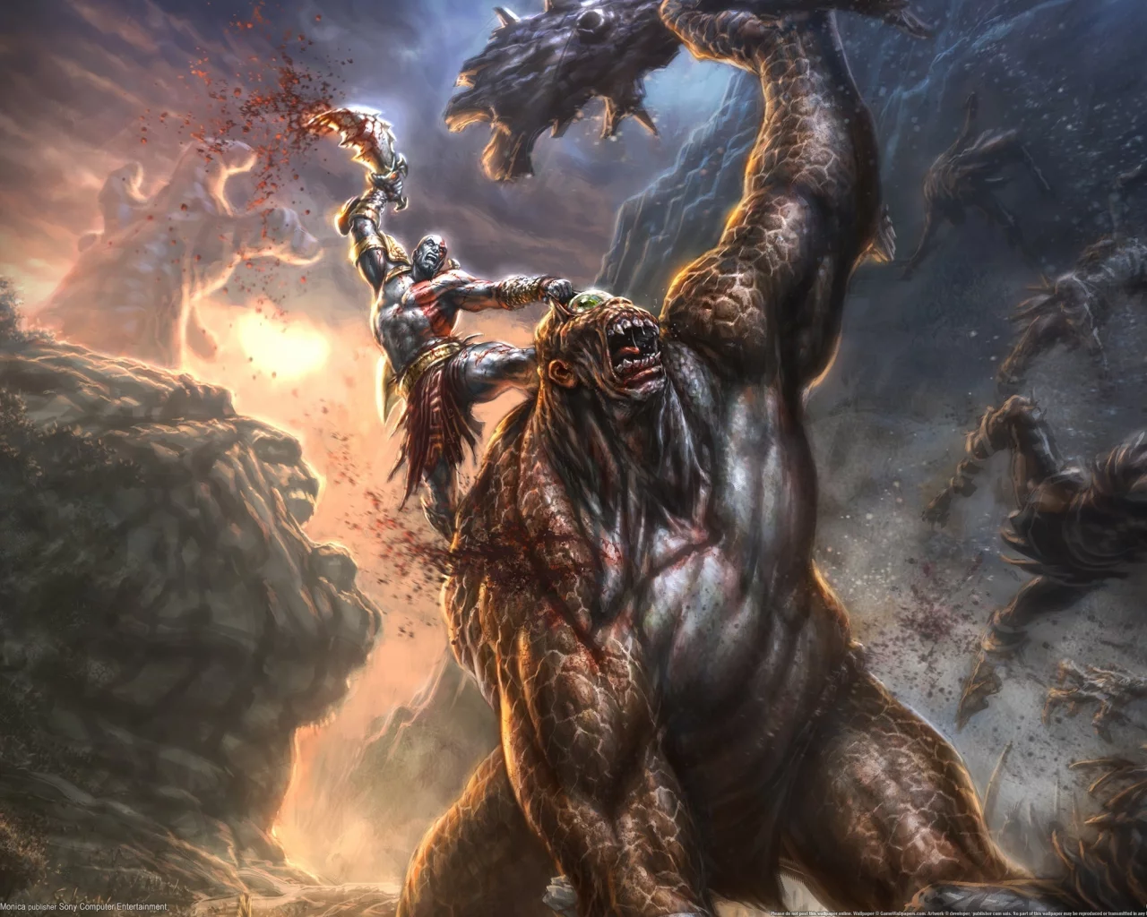 pc games, видео игры, компьютерные игры, God of War 3, game, игра