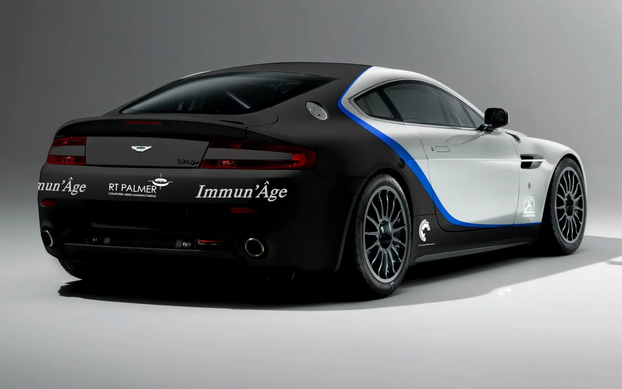 black, aston martin, фары