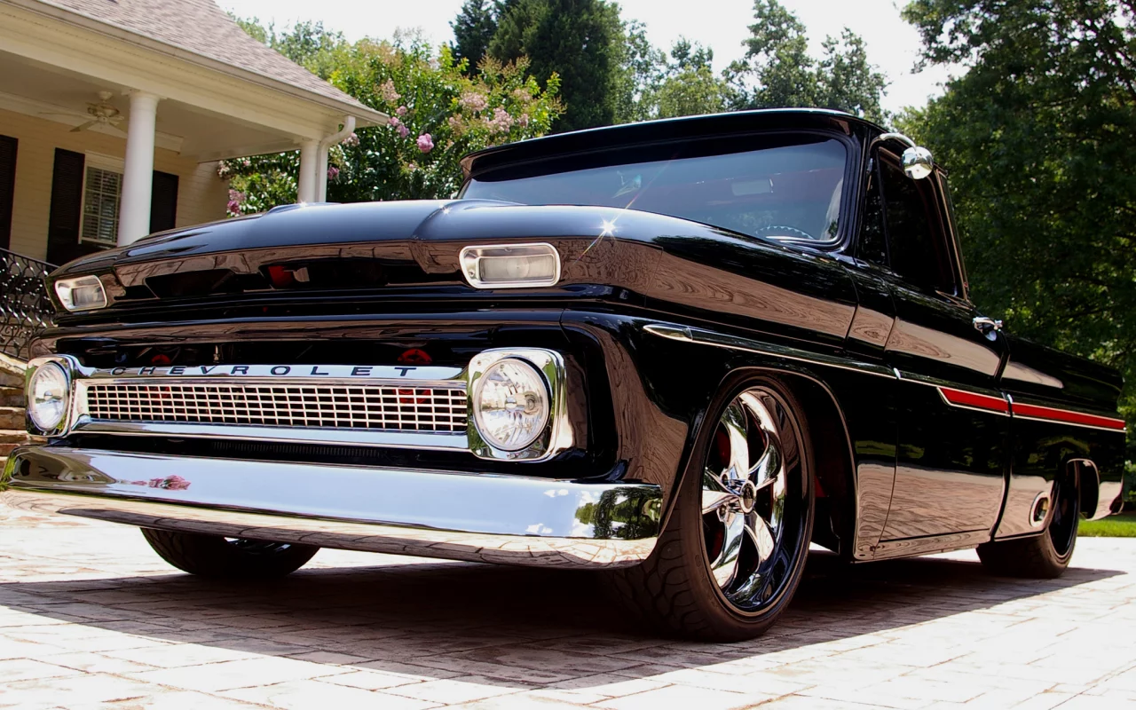 пикап, chevrolet, retro style