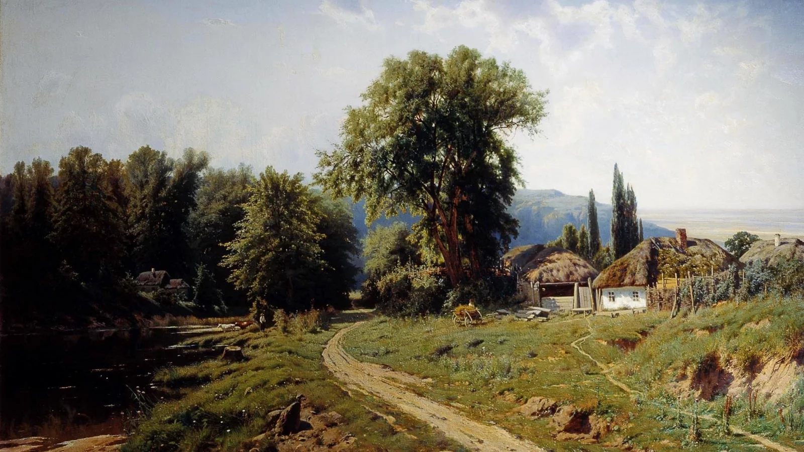 крыжинский, картина, хутор