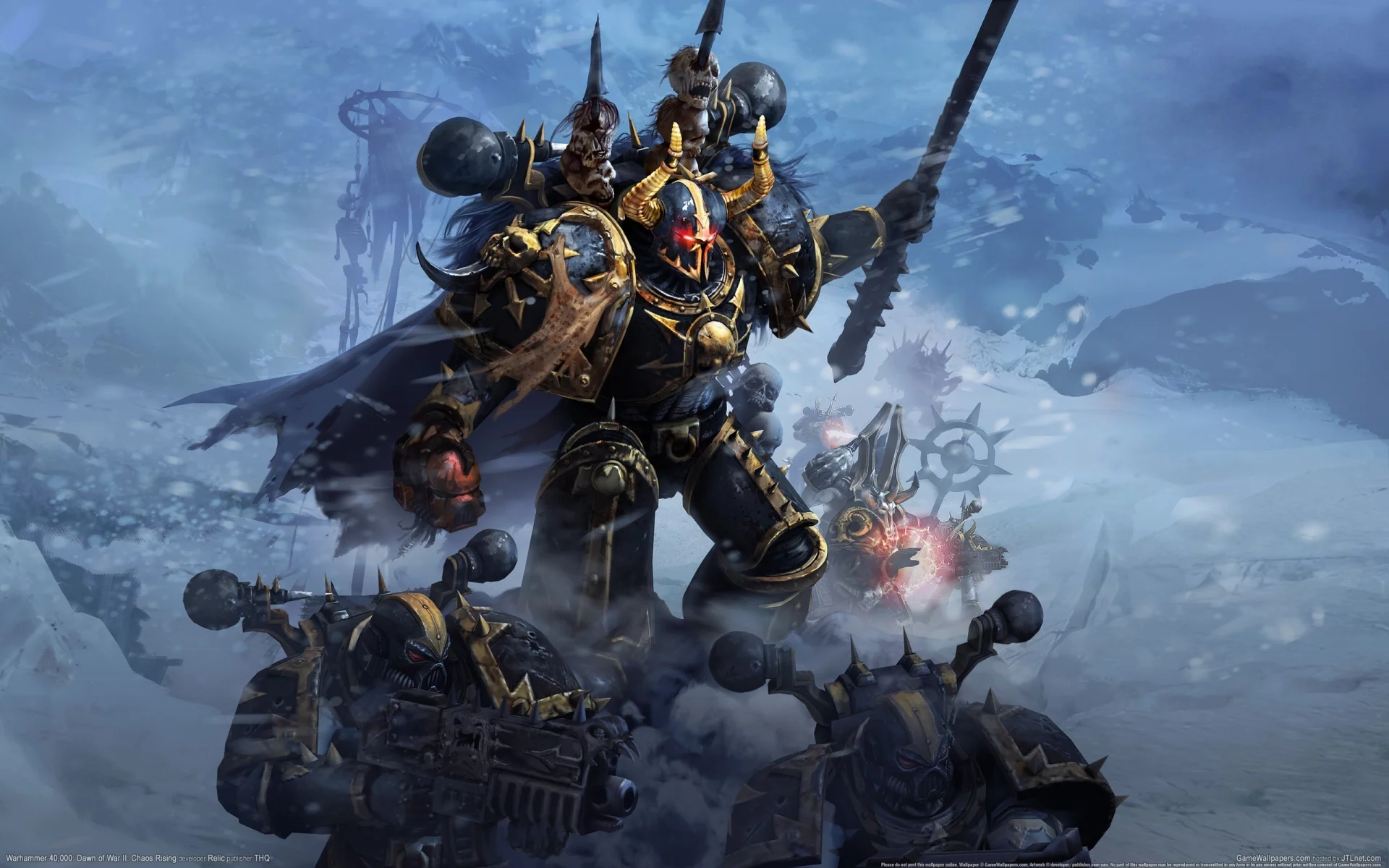 компьютерные игры, игра, Warhammer 40,000: Dawn of War 2: Chaos Rising, game, pc games, видео игры