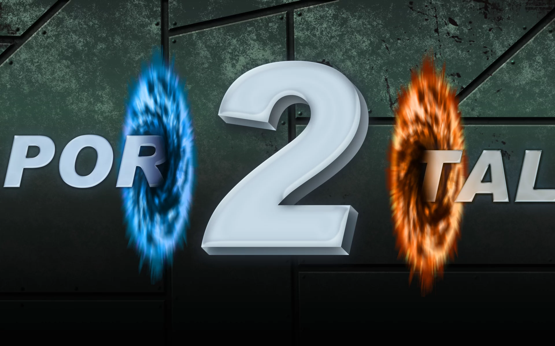 portal 2, зеленый, игры