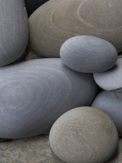 галька, камни