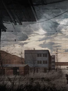 сталкер, собаки, слепые псы, арт, завод юпитер, рисунок, зов припяти