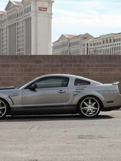 mustang, стена, ford