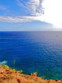 скалы, море, берег, небо