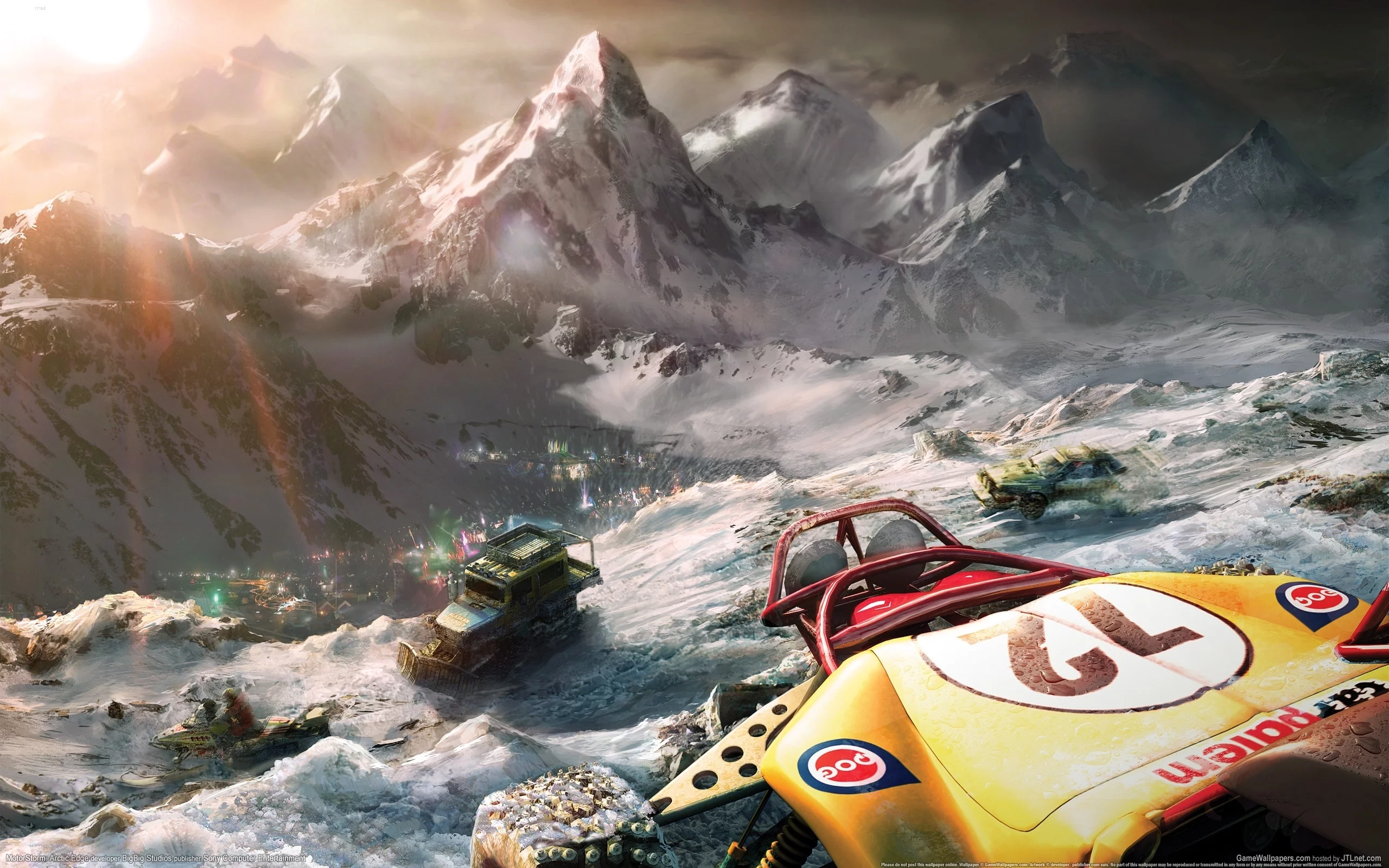 pc games, MotorStorm: Arctic Edge, игра, компьютерные игры, видео игры, game
