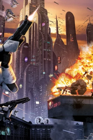 pc games, компьютерные игры, game, игра, видео игры, Star Wars Battlefront: Elite Squadron