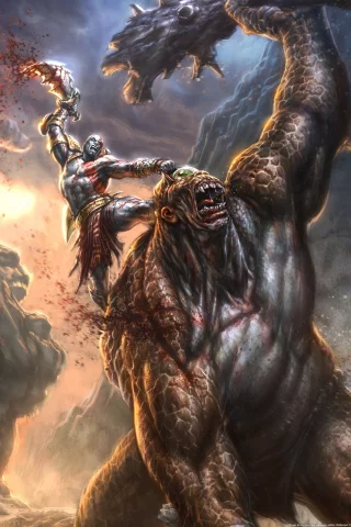 pc games, видео игры, компьютерные игры, God of War 3, game, игра