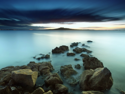 камни, берег, море, вода, пейзаж