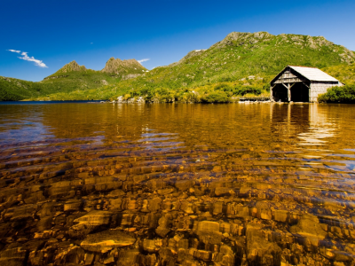 вода, камни, дом