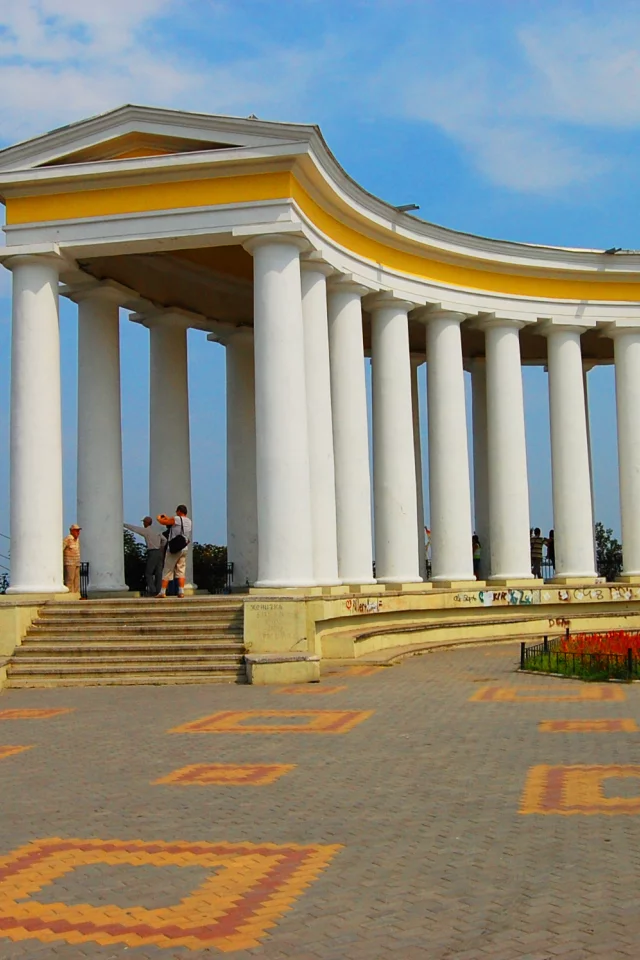 архитектура, лето, коллонада