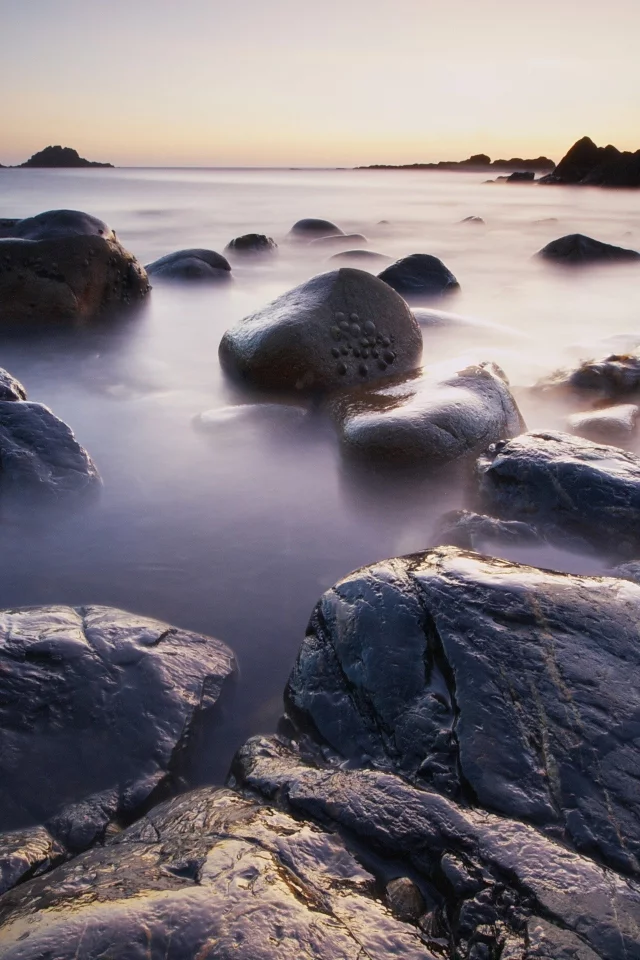 берег, камни, вода