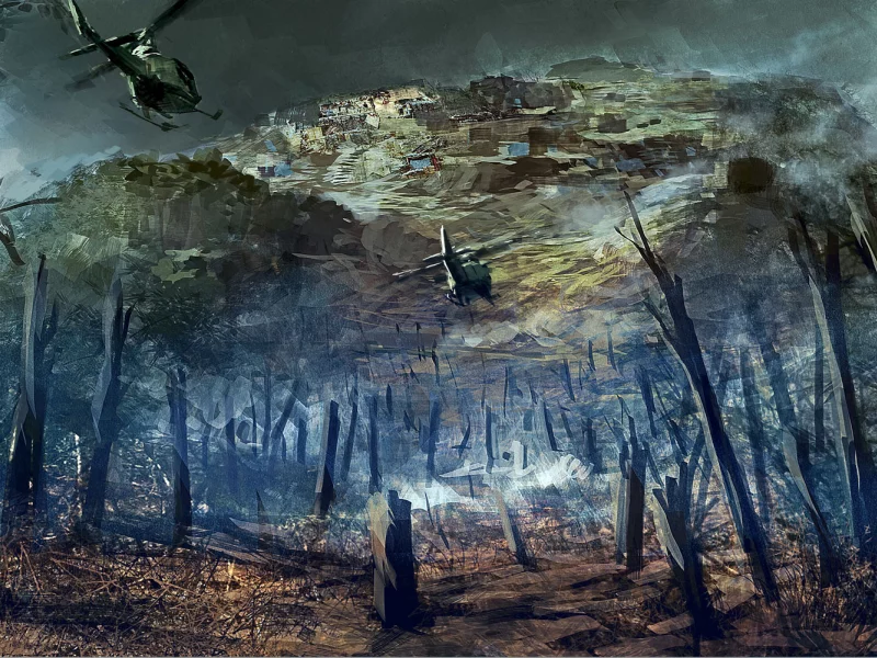 concept art, vietnam, bad company 2